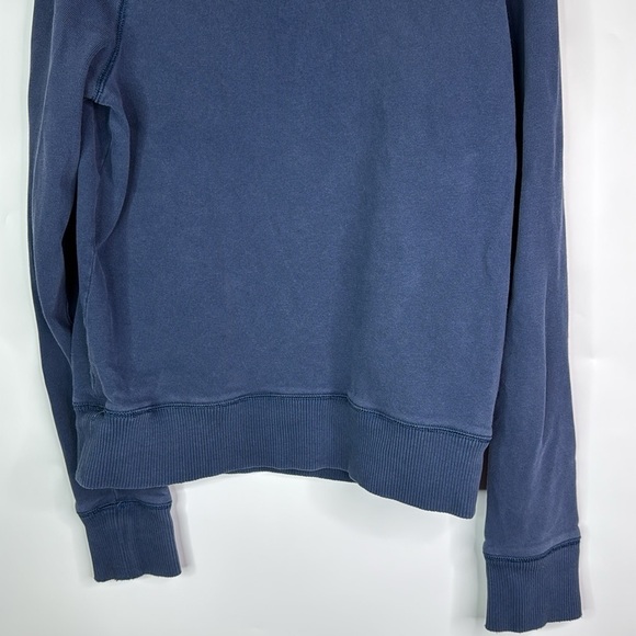Abercrombie & Fitch Navy Hoodie Sweatshirt Large - Picture 6 of 8